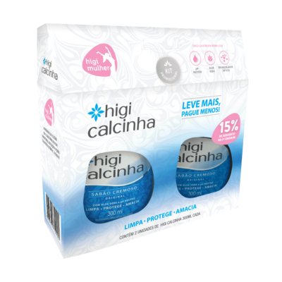 Kit Sabão Cremoso Higi Calcinha